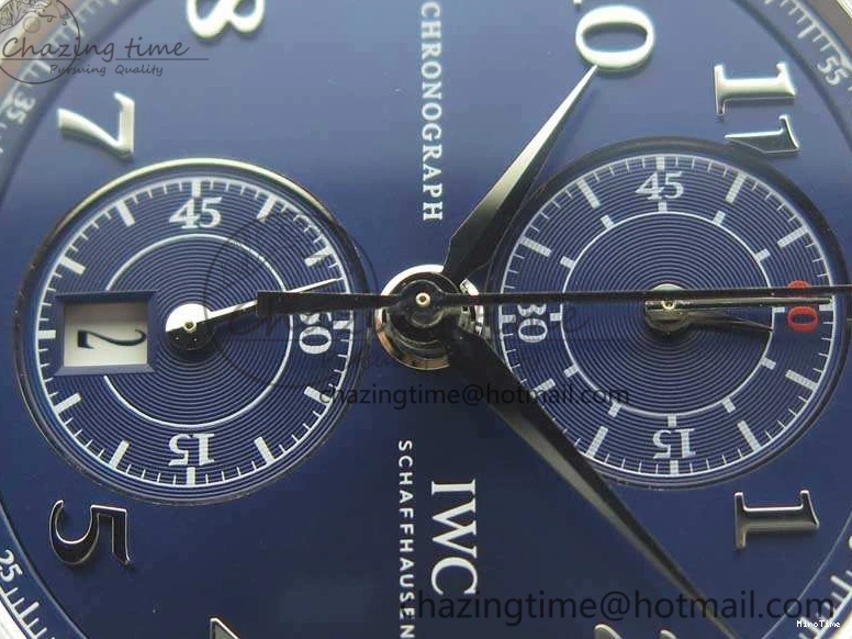 MIROTIME 0501 Breathable Da Vinci IW393402 SS ZF 1:1 Best Edition Blue Dial On Black Leather Strap A 7211